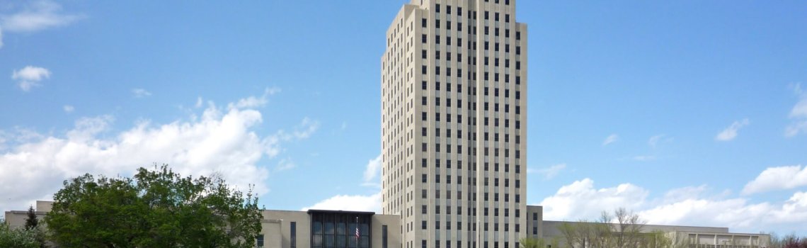 North Dakota State Capitol building.